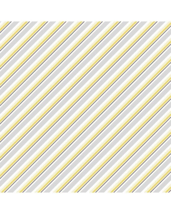 Tecido Tricoline Estampada Bianca cor 07 (Amarelo)