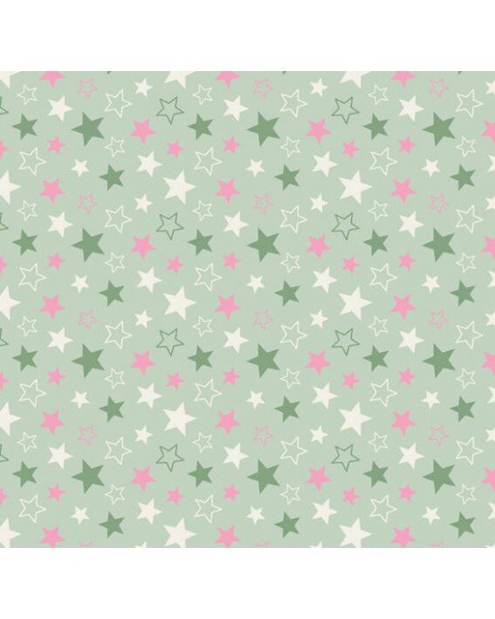 Star cor 15 (Verde com Rosa)