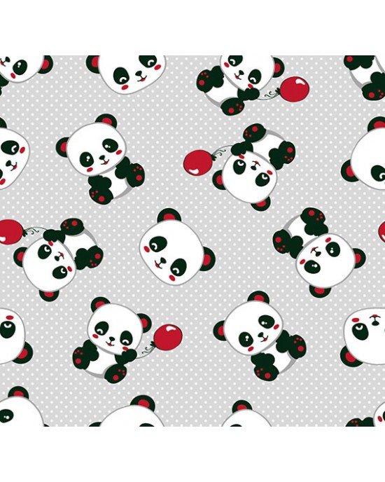 Pandas 2 cor 02 (Cinza com Vermelho) 