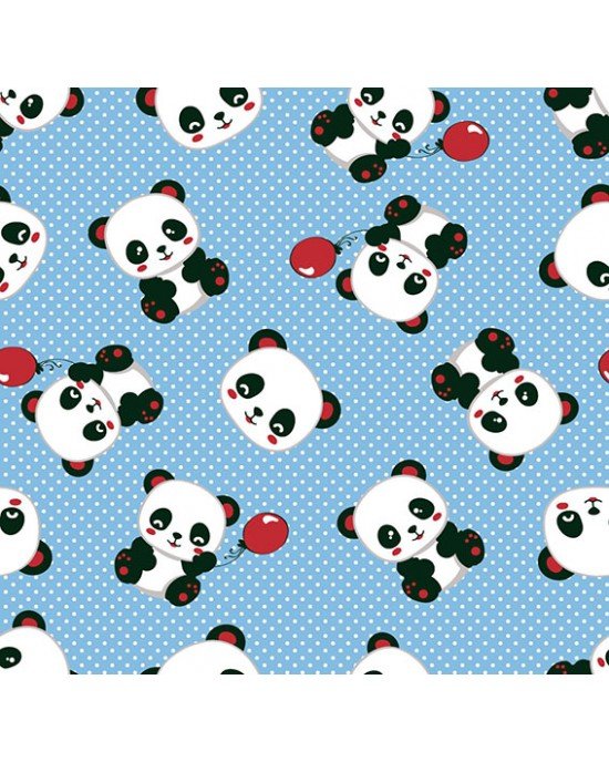 Pandas 2 cor 07 (Azul com Vermelho) 