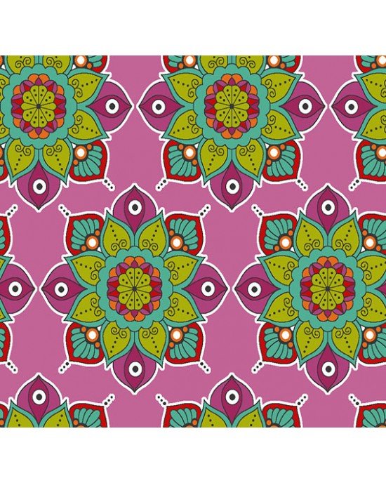 Mandala cor 03 (Rosa) 