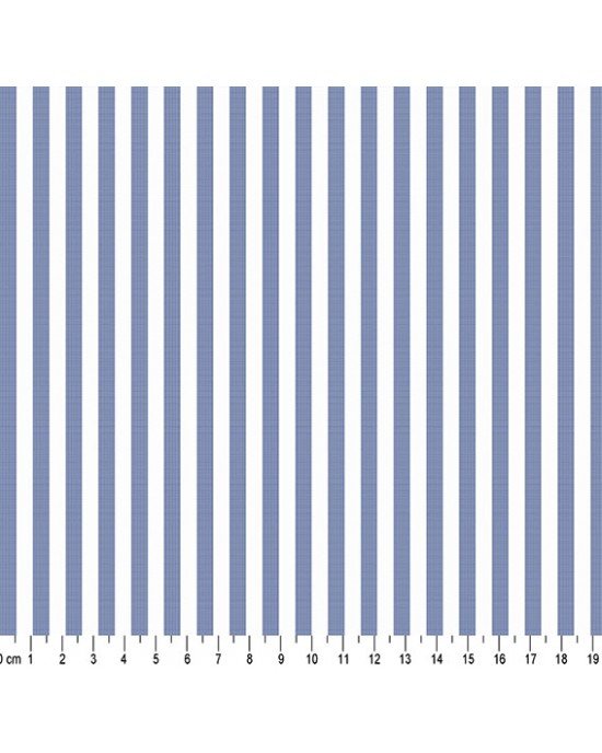 Tecido Fio Tinto Listrado L.229 cor - 1025 (Azul Royal)