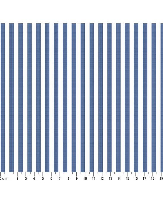 Tecido Fio Tinto Listrado L.229 cor - 1101 (Azul Persia)