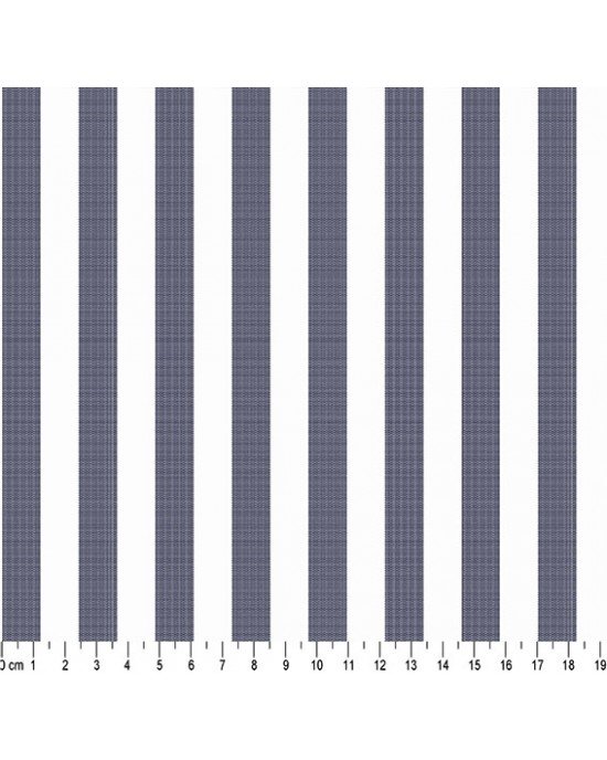 Tecido Fio Tinto listrado L.230 cor - 1021 (Marinho)